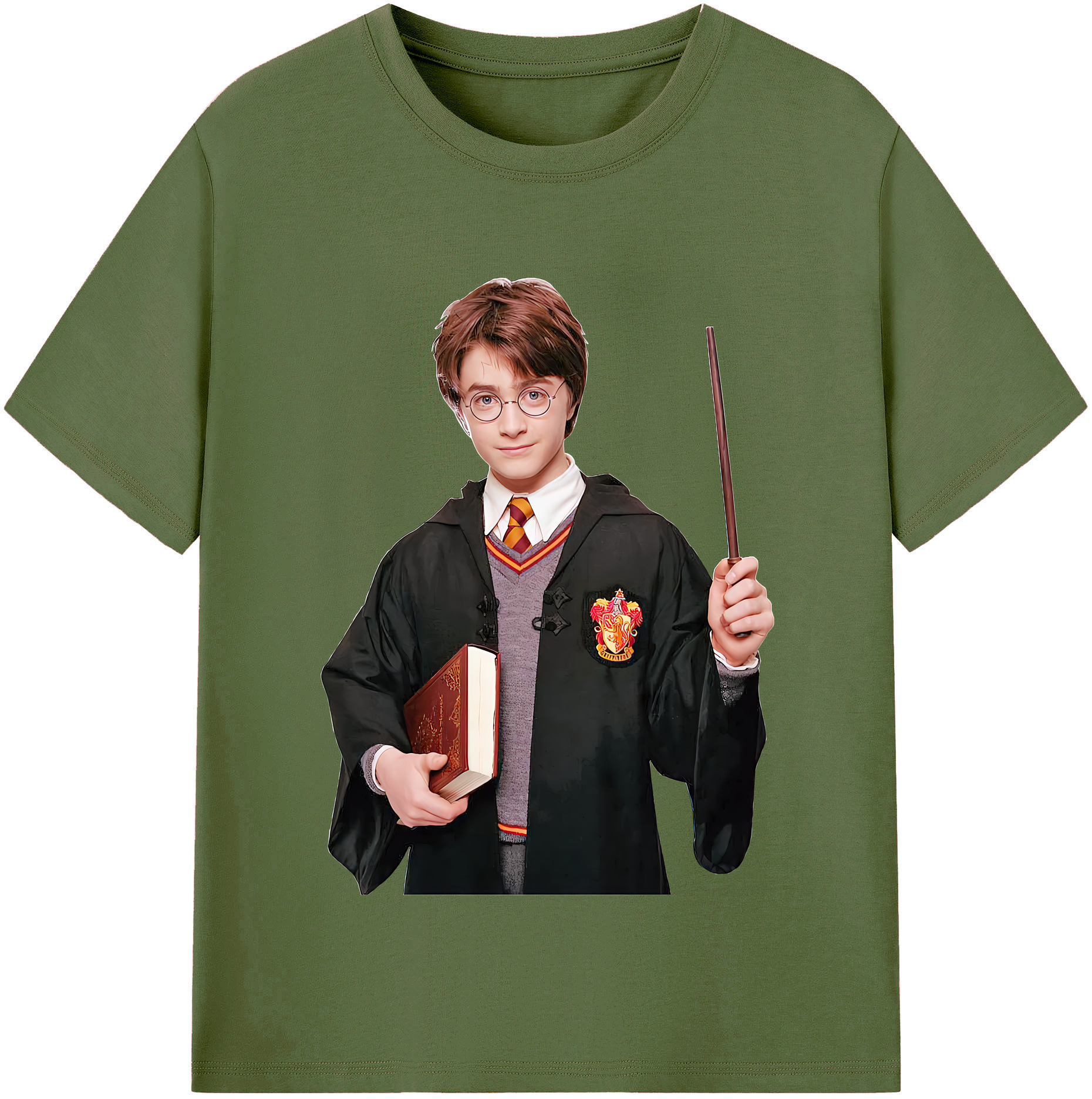 （画像用） Harry Potter ハリー・ポッターシリーズ 綿100％半袖Tシャツ（フロントプリント）